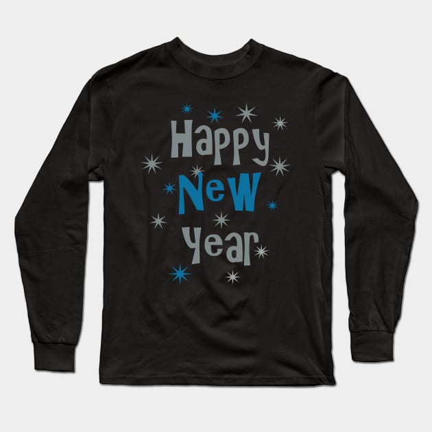 Happy New Year! Long Sleeve T-Shirt by PeppermintClover